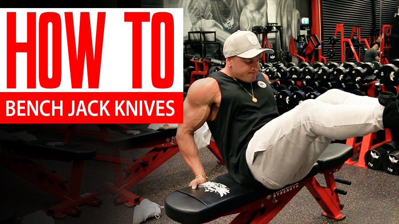 Bench Jack Knife (Ab Exercise!)