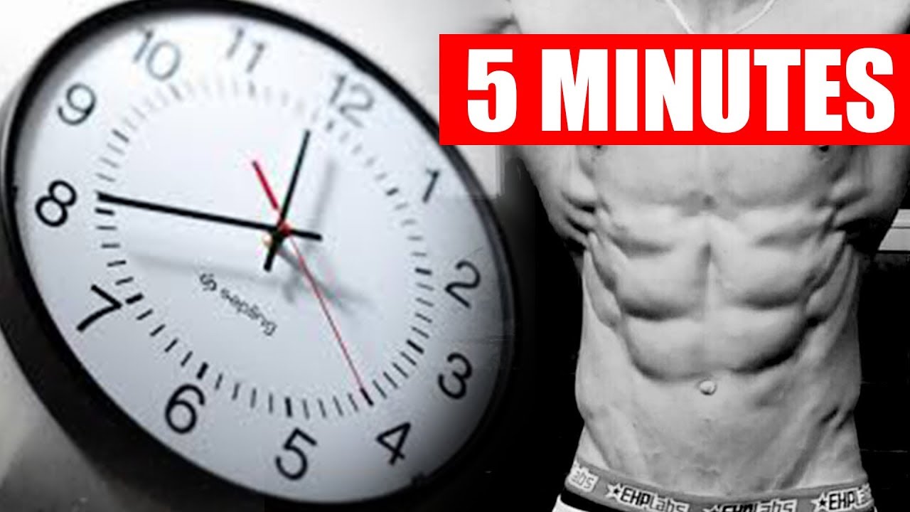 QUICK AB WORKOUT! (ONLY 5 MINUTES!)