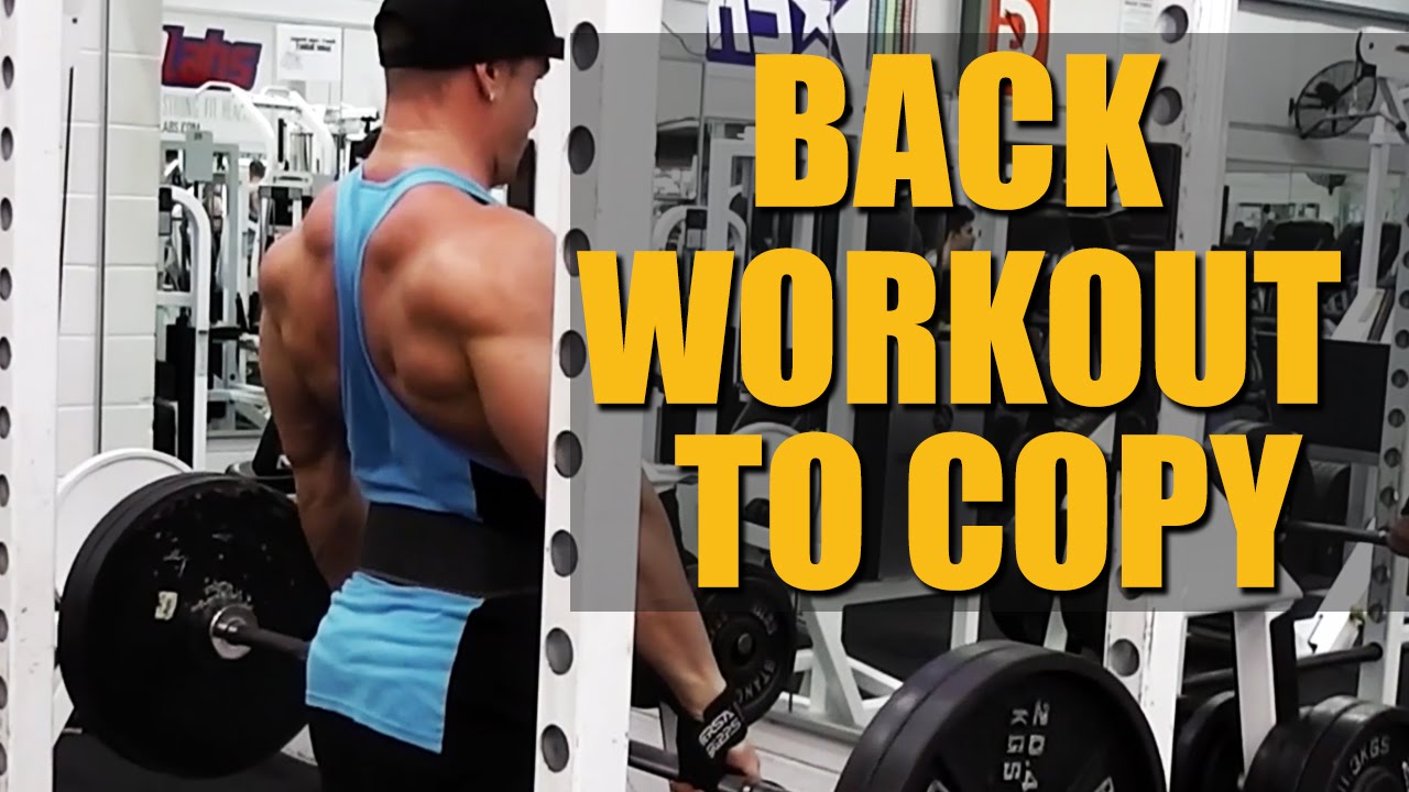 BACK WORKOUT TO COPY!
