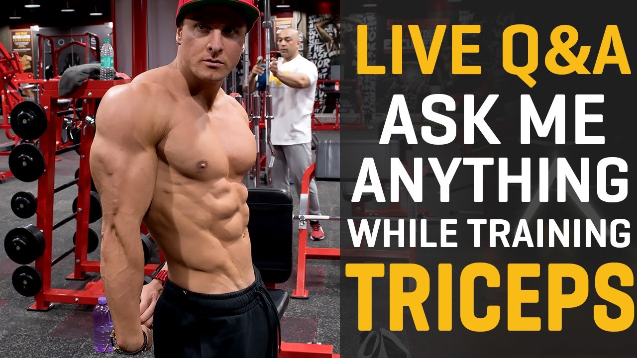 Tricep Workout! (LIVE STREAM)