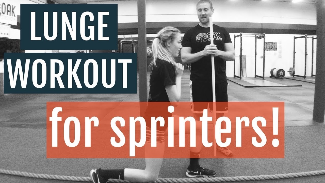 Sprinter Strength Training Lunge Workout